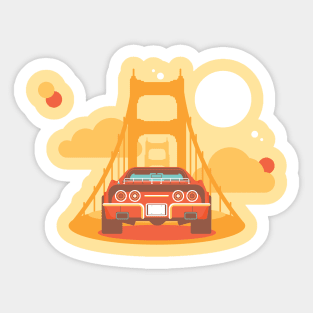 Drive Down the Coast Sticker